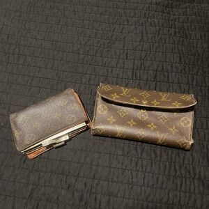 Louis Vuitton Brown Monogram wallets.